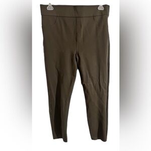 Spanx Leggings 1X Tall Olive Green